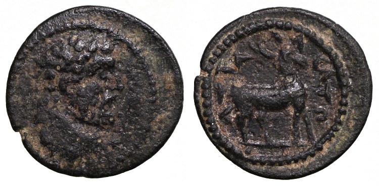 Lydia, Attaleia, Herakles / stag, AE15
15 mm, 1.81 g
