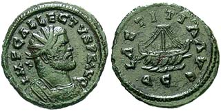 |Allectus|, |Romano-British| |Empire,| |Allectus,| |Summer| |293| |-| |296| |A.D.||quinarius|