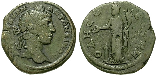 |Odessos|, |Elagabalus,| |16| |May| |218| |-| |11| |March| |222| |A.D.,| |Odessos,| |Moesia| |Inferior|, 