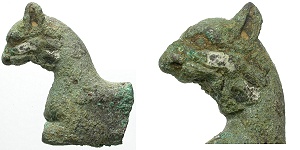 |Figures| |&| |Statues|, |Roman,| |Bronze| |Panther| |Forepart,| |1st| |Century| |A.D.|