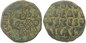 |Theophilus|, |Byzantine| |Empire,| |Theophilus,| |12| |May| |821| |-| |20| |January| |842| |A.D.||follis|