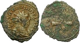 |Carausius|, |Romano-British| |Empire,| |Carausius,| |Mid| |286| |-| |Spring| |or| |Early| |Summer| |293| |A.D.||antoninianus|