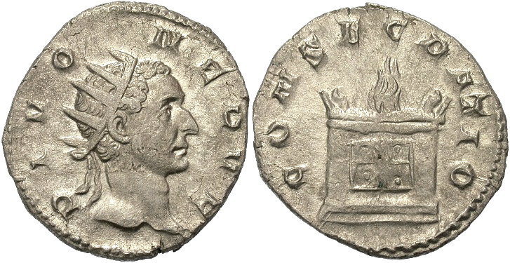 |Trajan| |Decius|, |Divus| |Nerva,| |Commemorative| |Issued| |by| |Trajan| |Decius,| |250| |-| |251| |A.D.|, 