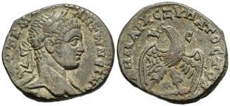 01/14/2024, Elagabalus, 16 May 218 - 11 March 222 A.D., Laodicea ad Mare(?), Seleukis and Pieria, Syria$108.00