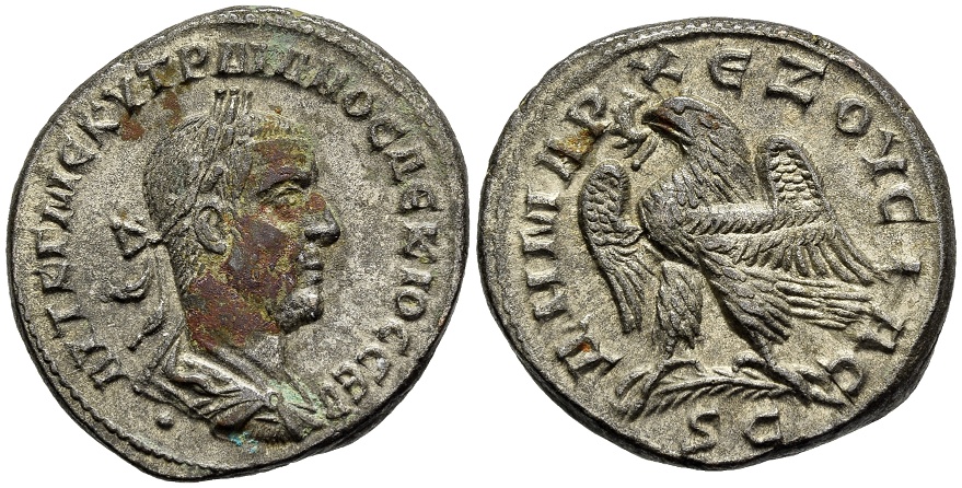 |Antioch|, |Trajan| |Decius,| |September| |249| |-| |June| |or| |July| |251| |A.D.,| |Antioch,| |Seleucis| |and| |Pieria,| |Syria|, 