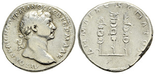 |Roman| |Arabia|, |Trajan,| |25| |January| |98| |-| |8| |or| |9| |August| |117| |A.D.,| |Arabian| |Tridrachm| |Series,| |"Rome"| |Style||tridrachm|