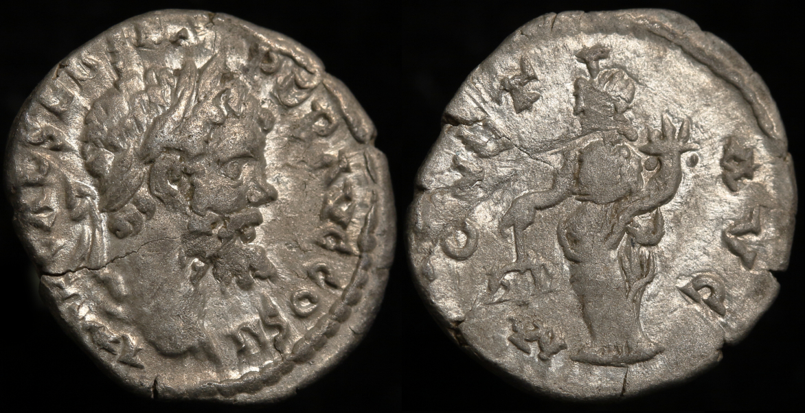 Septimius Severus - another obverse die match. AKA tales of a Severan ...