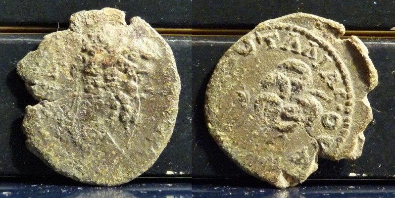 201. Septimus Severus; Pautalia, Thrace
Septimus Severus//
Coiled serpent with head up

Moushmov 4179
