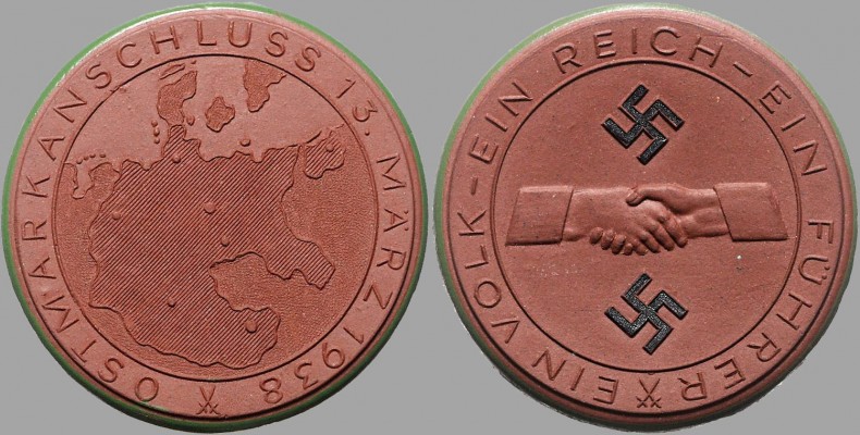 Germany, Third Reich: Meissen Porcelain Medal (Scheuch-1860i)
